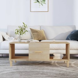 vidaXL Couchtisch Sonoma-Eiche 102x50x40 cm Holzwerkstoff