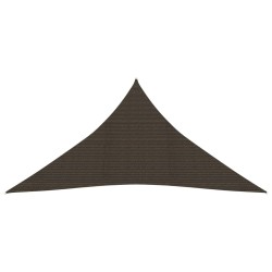vidaXL Sonnensegel 160 g/m² Braun 4x5x5 m HDPE