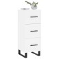 vidaXL Sideboard Weiß 34,5x34x90 cm Holzwerkstoff vidaXL Sideboard Weiß 34,5x34x90 cm Holzwerkstoff