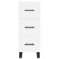 vidaXL Sideboard Weiß 34,5x34x90 cm Holzwerkstoff vidaXL Sideboard Weiß 34,5x34x90 cm Holzwerkstoff