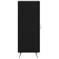 vidaXL Sideboard Schwarz 34,5x34x90 cm Holzwerkstoff vidaXL Sideboard Schwarz 34,5x34x90 cm Holzwerkstoff