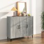 vidaXL Sideboard Grau Sonoma 90x34x80 cm Holzwerkstoff vidaXL Sideboard Grau Sonoma 90x34x80 cm Holzwerkstoff