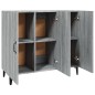 vidaXL Sideboard Grau Sonoma 90x34x80 cm Holzwerkstoff vidaXL Sideboard Grau Sonoma 90x34x80 cm Holzwerkstoff