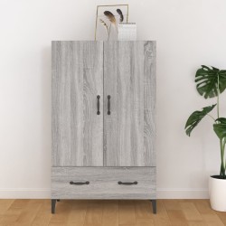 vidaXL Highboard Grau Sonoma 70x31x115 cm Holzwerkstoff