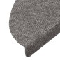 vidaXL Stufenmatten Selbstklebend 10 Stk. Grau 65x22,5x3,5 cm vidaXL Stufenmatten Selbstklebend 10 Stk. Grau 65x22,5x3,5 cm
