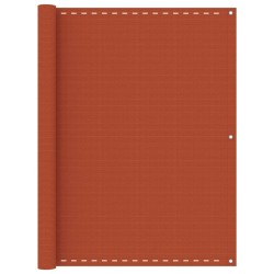 vidaXL Balkon-Sichtschutz Orange 120x600 cm HDPE