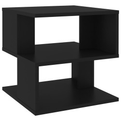 vidaXL Beistelltisch Schwarz 40x40x40 cm Holzwerkstoff