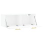 vidaXL Wandschrank Weiß 100x36,5x35 cm Holzwerkstoff vidaXL Wandschrank Weiß 100x36,5x35 cm Holzwerkstoff