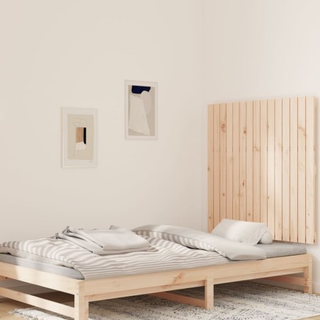 vidaXL Wand-Kopfteil 95,5x3x90 cm Massivholz Kiefer