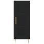 vidaXL Sideboard Schwarz 34,5x34x90 cm Holzwerkstoff vidaXL Sideboard Schwarz 34,5x34x90 cm Holzwerkstoff