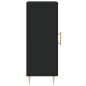 vidaXL Sideboard Schwarz 34,5x34x90 cm Holzwerkstoff vidaXL Sideboard Schwarz 34,5x34x90 cm Holzwerkstoff