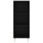 vidaXL Sideboard Schwarz 34,5x32,5x90 cm Holzwerkstoff vidaXL Sideboard Schwarz 34,5x32,5x90 cm Holzwerkstoff