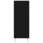 vidaXL Sideboard Schwarz 34,5x32,5x90 cm Holzwerkstoff vidaXL Sideboard Schwarz 34,5x32,5x90 cm Holzwerkstoff