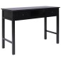 vidaXL Schreibtisch Schwarz 108x45x76 cm Massivholz Paulownia vidaXL Schreibtisch Schwarz 108x45x76 cm Massivholz Paulownia
