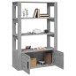 vidaXL Sideboard Grau Sonoma 80x30x119,5 cm Holzwerkstoff vidaXL Sideboard Grau Sonoma 80x30x119,5 cm Holzwerkstoff