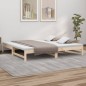 vidaXL Tagesbett Ausziehbar 2x(100x200) cm Massivholz Kiefer vidaXL Tagesbett Ausziehbar 2x(100x200) cm Massivholz Kiefer