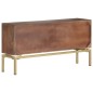 vidaXL Sideboard 120x29x60 cm Massivholz Mango vidaXL Sideboard 120x29x60 cm Massivholz Mango