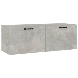 vidaXL Wandschrank Betongrau 100x36,5x35 cm Holzwerkstoff