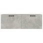 vidaXL Wandschrank Betongrau 100x36,5x35 cm Holzwerkstoff
