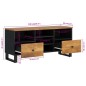 vidaXL TV-Schrank 100x33x46 cm Massivholz Mango und Holzwerkstoff vidaXL TV-Schrank 100x33x46 cm Massivholz Mango und Holzwerkstoff