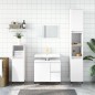 vidaXL Badschrank Weiß 65x33x60 cm Holzwerkstoff vidaXL Badschrank Weiß 65x33x60 cm Holzwerkstoff