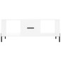 vidaXL Couchtisch Weiß 102x50x40 cm Holzwerkstoff vidaXL Couchtisch Weiß 102x50x40 cm Holzwerkstoff