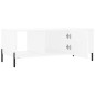 vidaXL Couchtisch Weiß 102x50x40 cm Holzwerkstoff vidaXL Couchtisch Weiß 102x50x40 cm Holzwerkstoff
