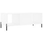 vidaXL Couchtisch Weiß 102x50x40 cm Holzwerkstoff vidaXL Couchtisch Weiß 102x50x40 cm Holzwerkstoff