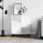 vidaXL Sideboard Weiß 60x35x70 cm Holzwerkstoff vidaXL Sideboard Weiß 60x35x70 cm Holzwerkstoff