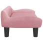 Hundebett Rosa 70x40x24 cm Samt Hundebett Rosa 70x40x24 cm Samt