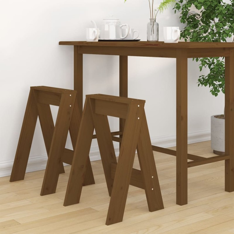 vidaXL Hocker 2 Stk. Honigbraun 40x40x60 cm Massivholz Kiefer vidaXL Hocker 2 Stk. Honigbraun 40x40x60 cm Massivholz Kiefer