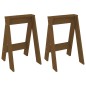 vidaXL Hocker 2 Stk. Honigbraun 40x40x60 cm Massivholz Kiefer vidaXL Hocker 2 Stk. Honigbraun 40x40x60 cm Massivholz Kiefer