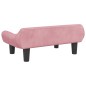 Hundebett Rosa 70x40x24 cm Samt Hundebett Rosa 70x40x24 cm Samt