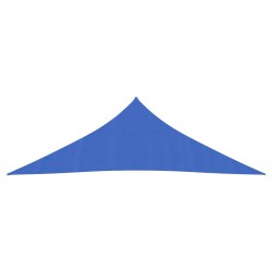 vidaXL Sonnensegel 160 g/m² Blau 3,5x3,5x4,9 m HDPE