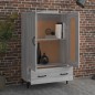 vidaXL Highboard Grau Sonoma 70x31x115 cm Holzwerkstoff vidaXL Highboard Grau Sonoma 70x31x115 cm Holzwerkstoff
