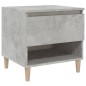 vidaXL Nachttisch Betongrau 50x46x50 cm Holzwerkstoff vidaXL Nachttisch Betongrau 50x46x50 cm Holzwerkstoff