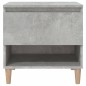 vidaXL Nachttisch Betongrau 50x46x50 cm Holzwerkstoff vidaXL Nachttisch Betongrau 50x46x50 cm Holzwerkstoff