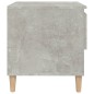 vidaXL Nachttisch Betongrau 50x46x50 cm Holzwerkstoff vidaXL Nachttisch Betongrau 50x46x50 cm Holzwerkstoff