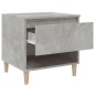 vidaXL Nachttisch Betongrau 50x46x50 cm Holzwerkstoff vidaXL Nachttisch Betongrau 50x46x50 cm Holzwerkstoff