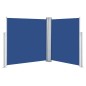 vidaXL Seitenmarkise Ausziehbar Blau 140x600 cm vidaXL Seitenmarkise Ausziehbar Blau 140x600 cm