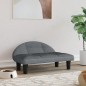 Hundebett Dunkelgrau 70x52x30 cm Samt Hundebett Dunkelgrau 70x52x30 cm Samt