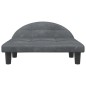 Hundebett Dunkelgrau 70x52x30 cm Samt Hundebett Dunkelgrau 70x52x30 cm Samt