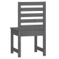 vidaXL Gartenstühle 2 Stk. Grau 50x48x91,5 cm Massivholz Kiefer vidaXL Gartenstühle 2 Stk. Grau 50x48x91,5 cm Massivholz Kiefer