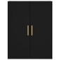 Highboard Schwarz 69,5x34x180 cm Holzwerkstoff Highboard Schwarz 69,5x34x180 cm Holzwerkstoff