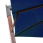 vidaXL Ampelschirm mit Mast Azurblau 3x3 m Massivholz Tanne vidaXL Ampelschirm mit Mast Azurblau 3x3 m Massivholz Tanne