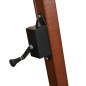 vidaXL Ampelschirm mit Mast Azurblau 3x3 m Massivholz Tanne vidaXL Ampelschirm mit Mast Azurblau 3x3 m Massivholz Tanne