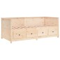vidaXL Tagesbett 100x200 cm Massivholz Kiefer vidaXL Tagesbett 100x200 cm Massivholz Kiefer
