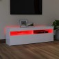 vidaXL TV-Schrank mit LED-Leuchten Weiß 120x35x40 cm vidaXL TV-Schrank mit LED-Leuchten Weiß 120x35x40 cm