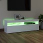 vidaXL TV-Schrank mit LED-Leuchten Weiß 120x35x40 cm vidaXL TV-Schrank mit LED-Leuchten Weiß 120x35x40 cm