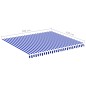 vidaXL Markisenbespannung Blau und Weiß 4x3,5 m vidaXL Markisenbespannung Blau und Weiß 4x3,5 m